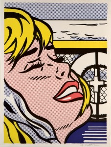 Subasta N.502 – Noviembre 2013. “Shipboard girl”, litografía y offset de Roy Lichtenstein (Lote n. 18). Foto: Durán Arte y Subastas.