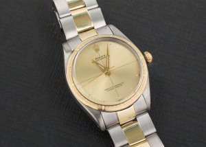 Subasta 509 – Junio 2014. Lote n. 244: Reloj de pulsera para caballero marca ROLEX, modelo Oyster Perpetual. Foto: Durán Arte y Subastas.
