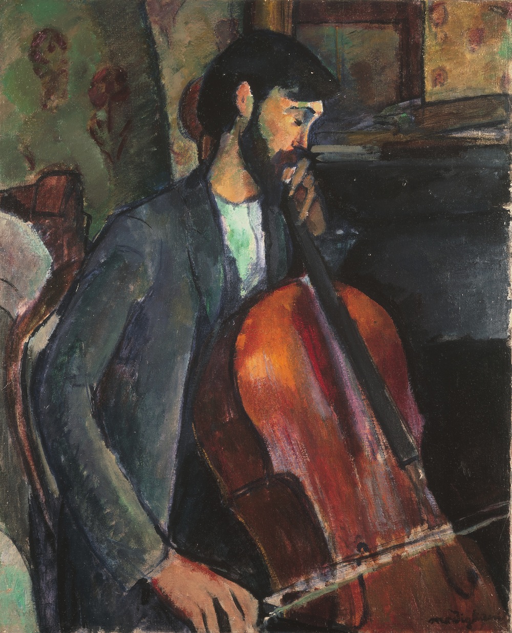 Amedeo Modigliani, El violonchelista.