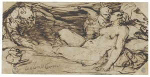 Alonso Cano, Venus, Cupido y un sátiro, h. 1655-60. RABASF, Madrid, 2016.