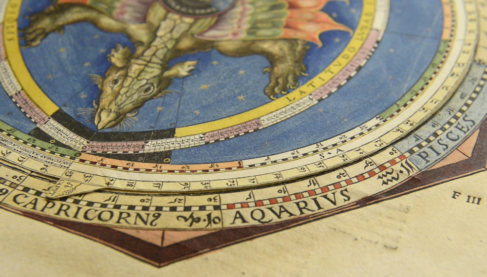 Petrus Apianus, Astronomicum Caesareum, 1540. Museo Biblioteca Nacional de España, Madrid, 2016.