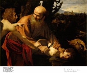 Caravaggio. El sacrificio de Isaac, 1603. Museo Thyssen-Bornemisza, Madrid, 2016.