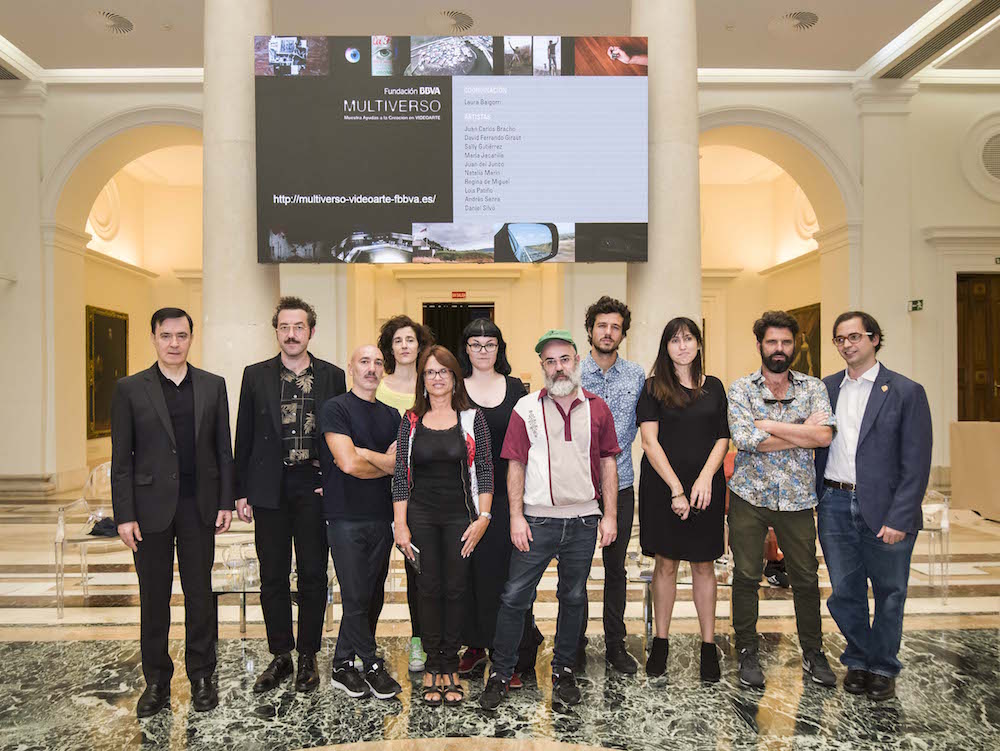 Multiverso, Fundación BBVA. Artistas participantes. Cortesía: Fundación BBVA, Madrid, 2016.